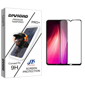 JF Diamond glass Screen Protector For Xiaomi شیائومی Redmi Note 8T
