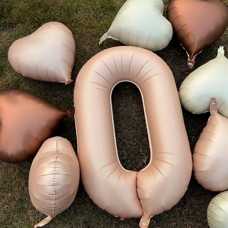 بادکنک فویلی هوس اف بیرتا مدل عدد 0