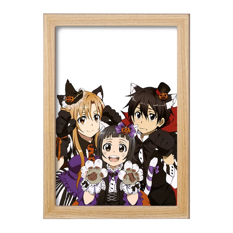 تابلو خندالو مدل انیمه هنر شمشیر زنی آنلاین  کد 12075