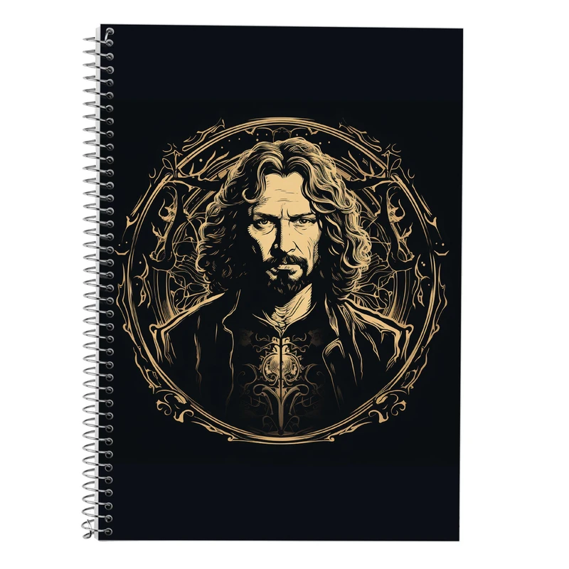 دفتر زبان 50 برگ مدوپد مدل سه خط طرح  ارباب حلقه ها The Lord of the Rings کد DF3017