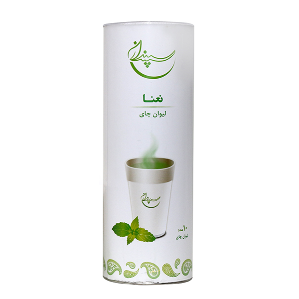 چای لیوانی نعنا سپندان بسته 10 عددی