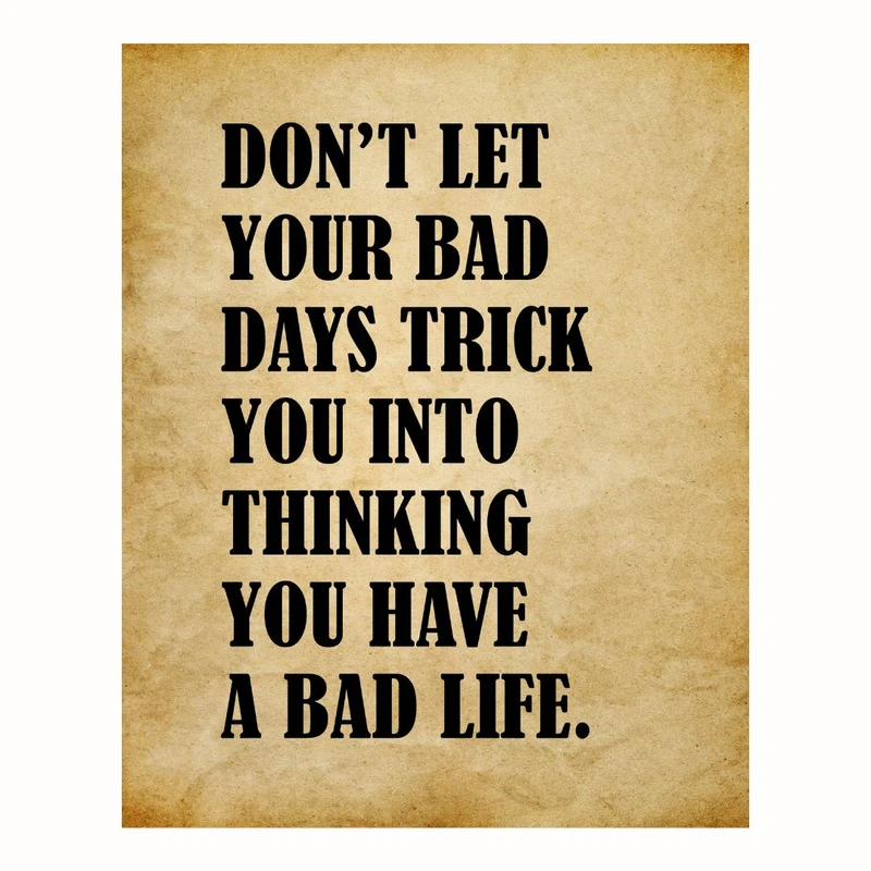 پوستر مدل مستر تأكید مثبت -از روزهای بدت ناامید نشو