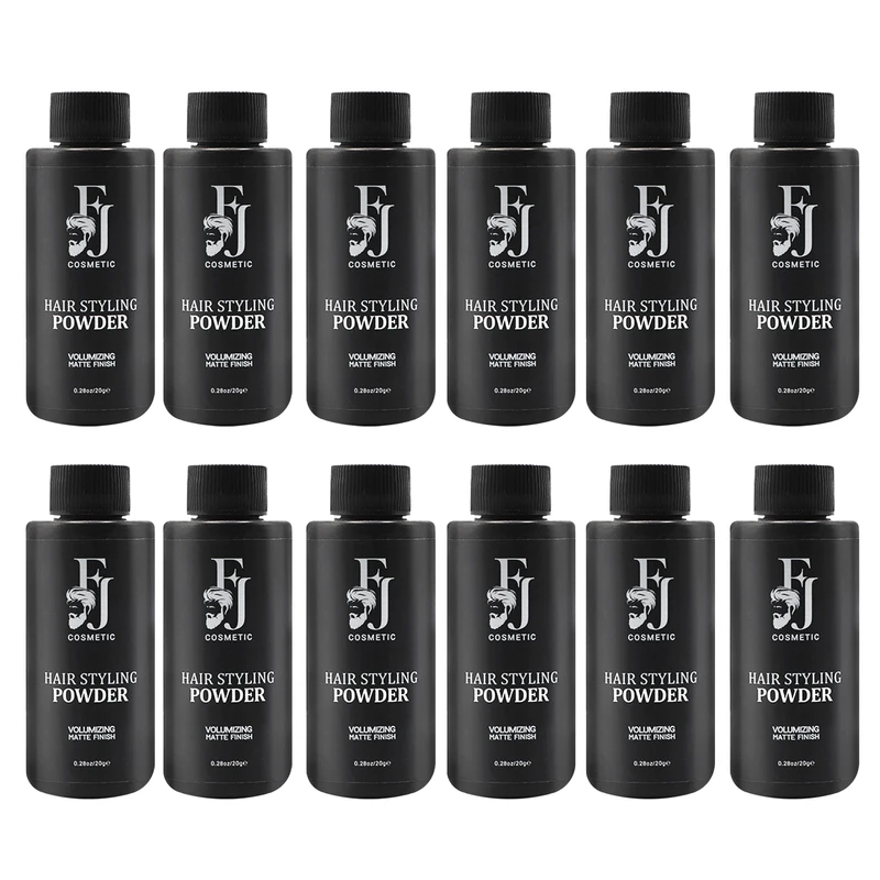 پودر حالت‌دهنده مو افجه مدل Volume 12 وزن 20 گرم مجموعه 12 عددی