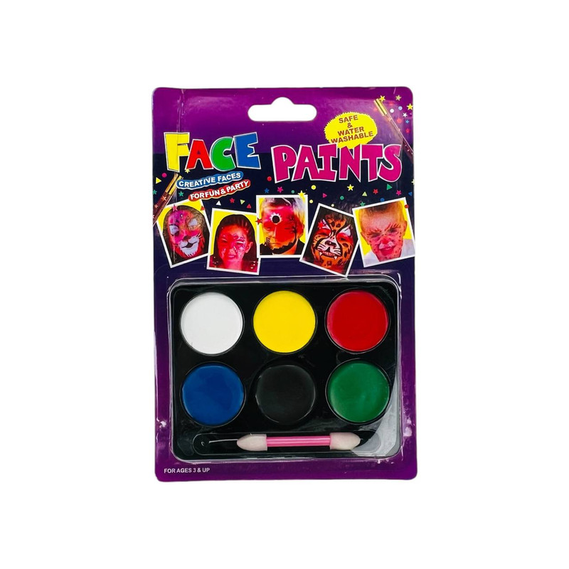 رنگ گریم مدل پالت کد 06 مجموعه 6 عددی