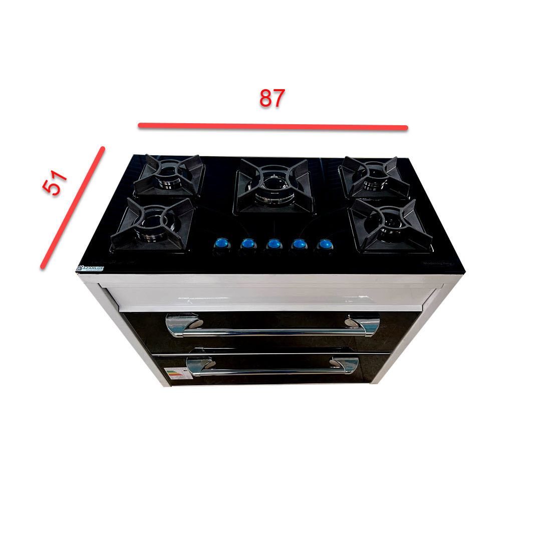 اجاق گاز 5 شعله آذرلوکس مدل KJ3