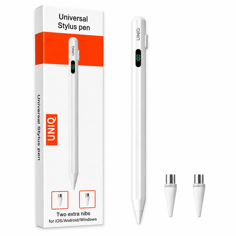 قلم لمسی یونیک مدل Universal با درگاه شارژ Type-C به همراه دو عدد سری اضافه