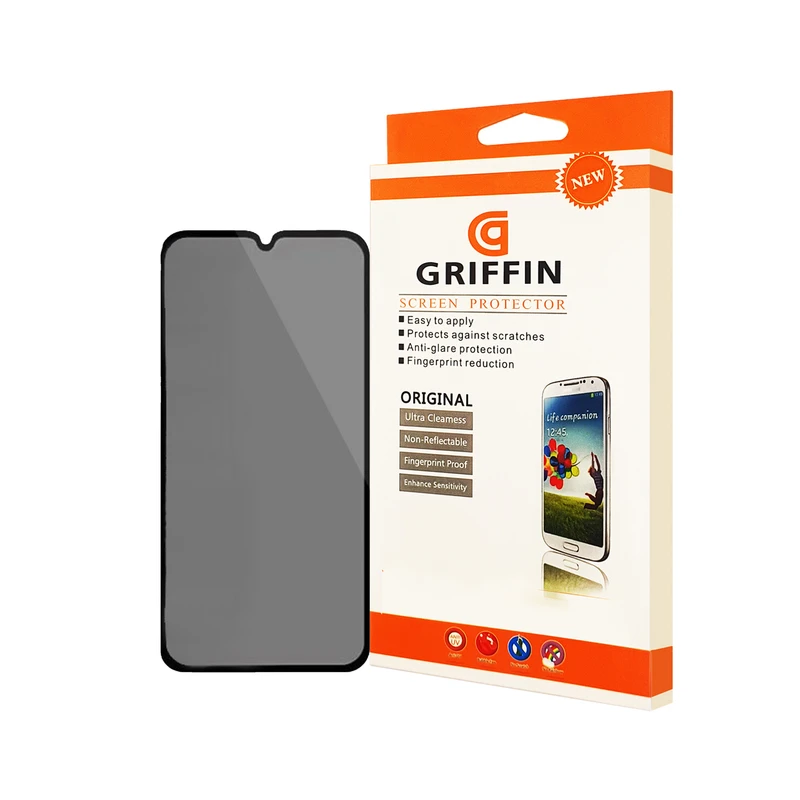 محافظ صفحه نمایش حریم شخصی گریفین مدل FLPRC GN mo مناسب برای گوشی موبایل سامسونگ Galaxy A70