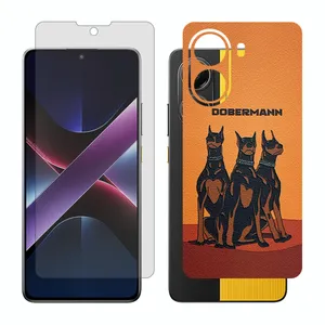 Glass Together model transparent screen protector suitable for Xiaomi Poco X7 Pro mobile phone with back cover sticker