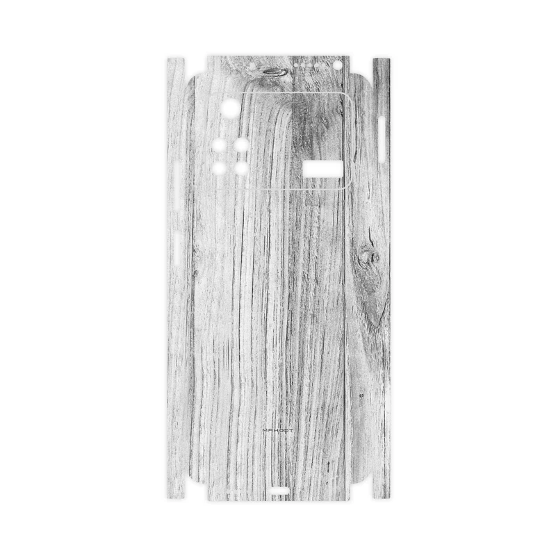 برچسب پوششی ماهوت مدل White-Wood-FullSkin مناسب برای گوشی موبایل شیائومی Poco M4 Pro 4G