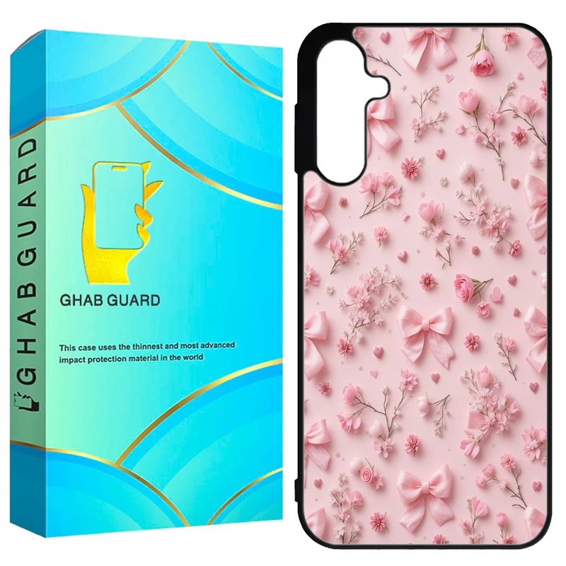 کاور قاب گارد طرح گل و پاپیون مدل GCHPA55 مناسب برای گوشی موبایل سامسونگ Galaxy A55 5G