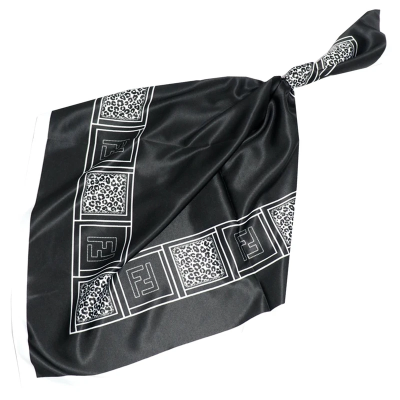 مینی اسکارف ابریشم توییل زنانه کد ab180 با طول و عرض 68*68 سانتی‌متر