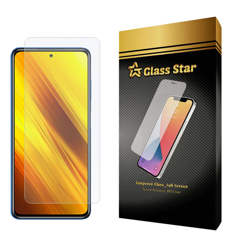 محافظ صفحه نمایش گلس استار مدل SIM مناسب برای گوشی موبایل شیائومی Poco X3 