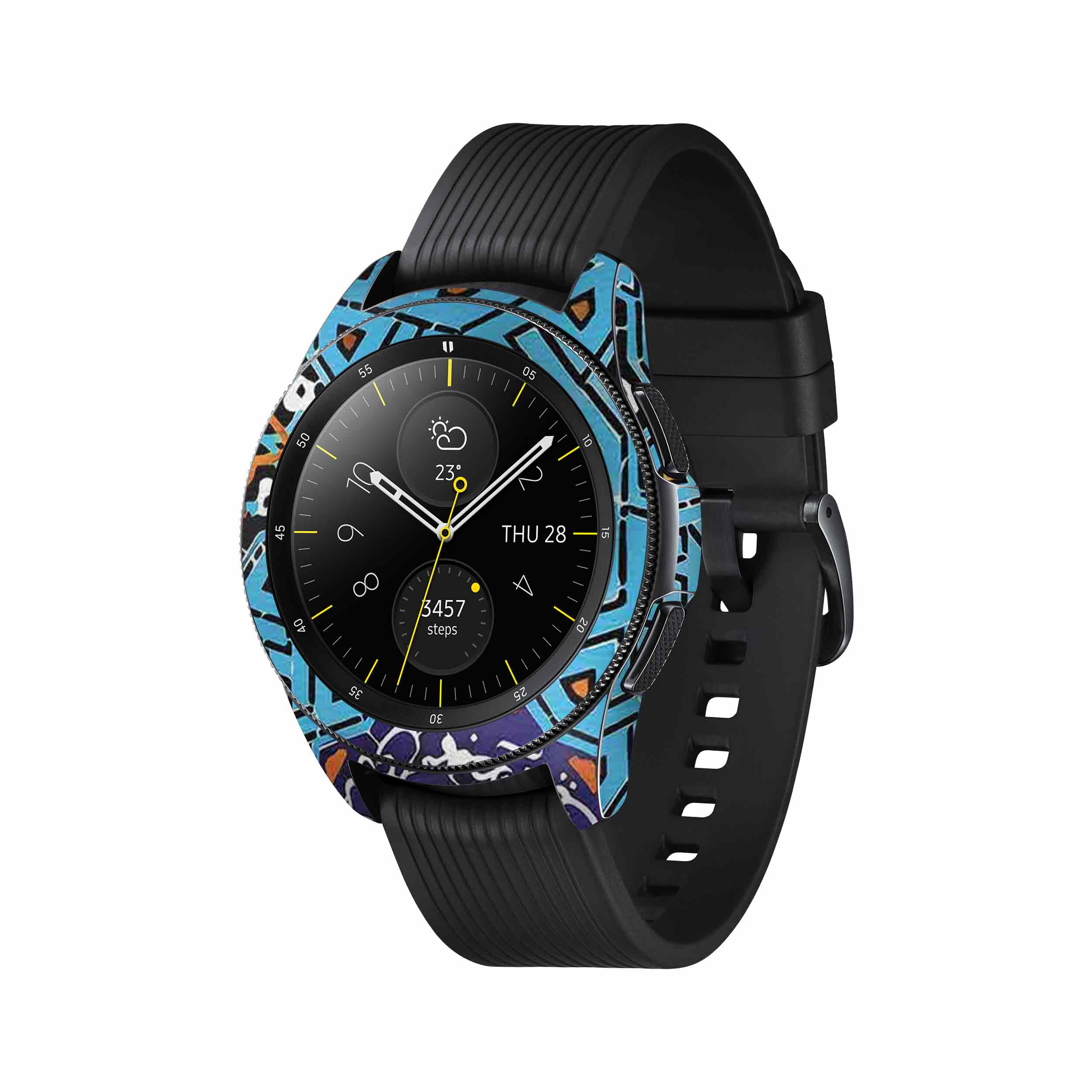برچسب ماهوت طرح Iran-Tile7 مناسب برای ساعت هوشمند سامسونگ Galaxy Watch 42mm