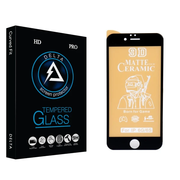 محافظ صفحه نمایش سرامیکی دلتا مدل HD مناسب برای گوشی موبایل اپل IPHONE 6G/6S