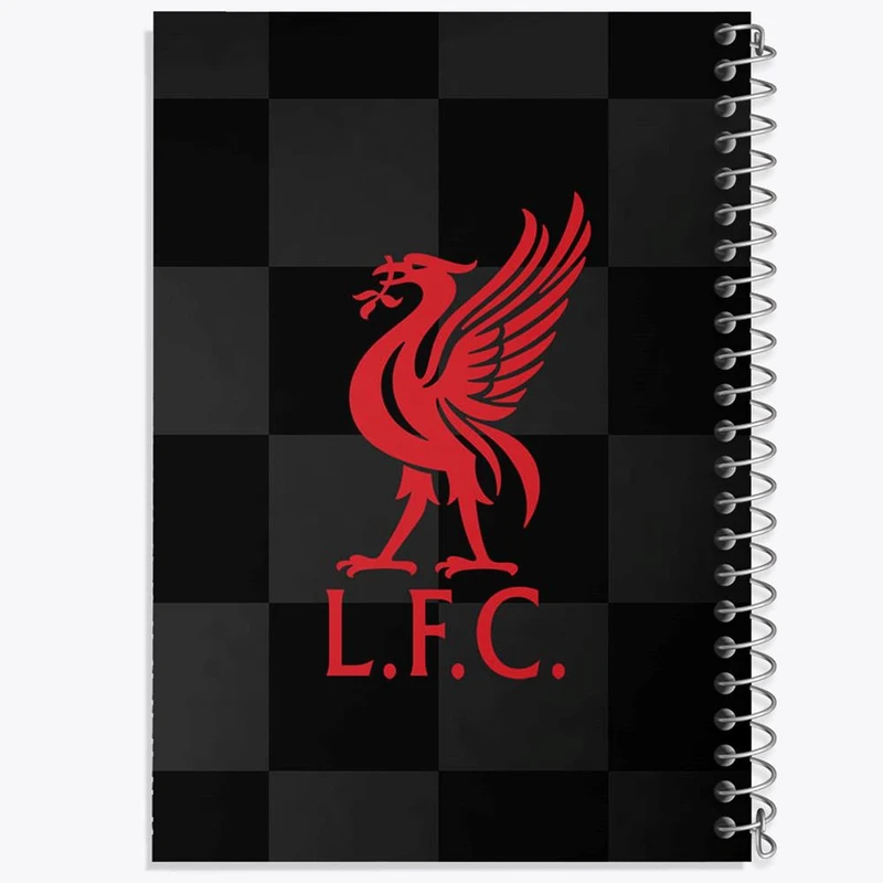 دفتر ژورنال نویسی 50 برگ خندالو مدل نقطه ای طرح باشگاه لیورپول کد 26986