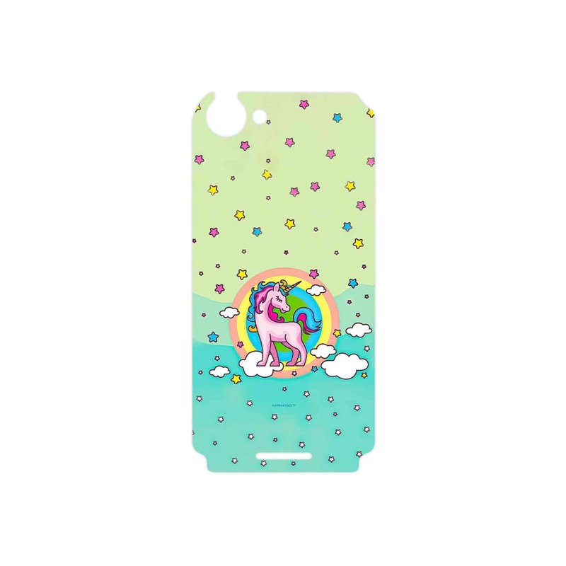 برچسب پوششی ماهوت مدل Rainbow unicorn adventure مناسب برای گوشی موبایل سونی Xperia L