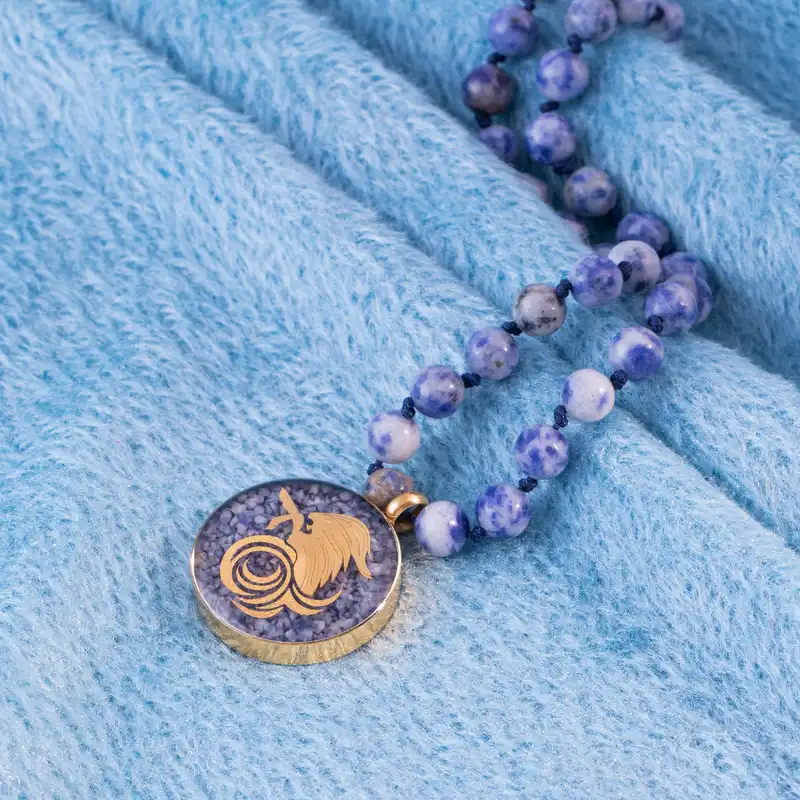 گردنبند زنانه زرسام مدل ماه دی کد 10006978