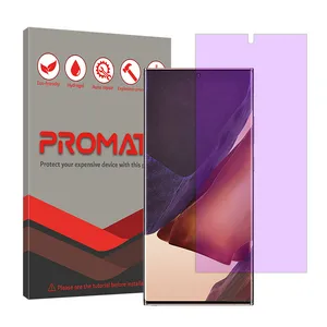 Promate Resistant model anti-purple screen protector suitable for Samsung Galaxy Note20 Ultra mobile phone