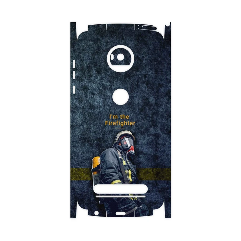 برچسب پوششی ماهوت مدل Firefighter-FullSkin مناسب برای گوشی موبایل موتورولا Moto Z2 Play