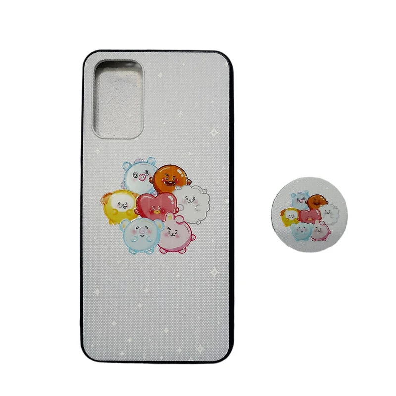 کاور مدل A02s مناسب برای گوشی موبایل سامسونگ Galaxy A02S / M02S به همراه پاپ سوکت