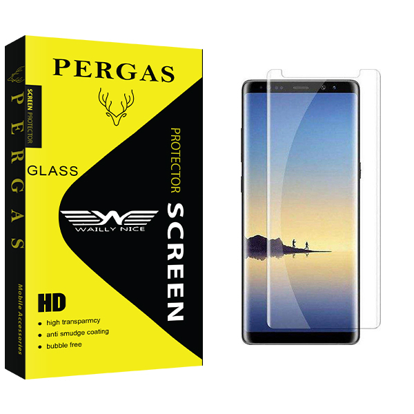 محافظ صفحه نمایش وایلی نایس مدل Pergas UV مناسب برای گوشی موبایل سامسونگ Galaxy Note 8