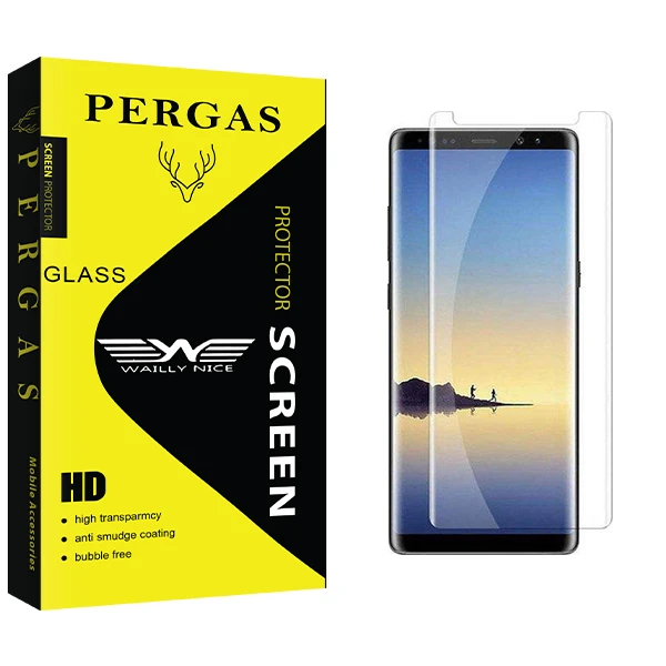 محافظ صفحه نمایش وایلی نایس مدل Pergas UV مناسب برای گوشی موبایل سامسونگ Galaxy Note 8