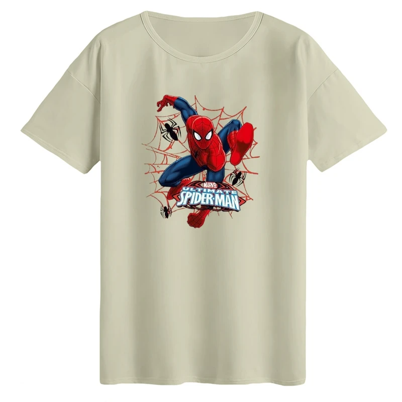 تی‌شرت لانگ آستین کوتاه زنانه مدل مرد عنکبوتی کد3