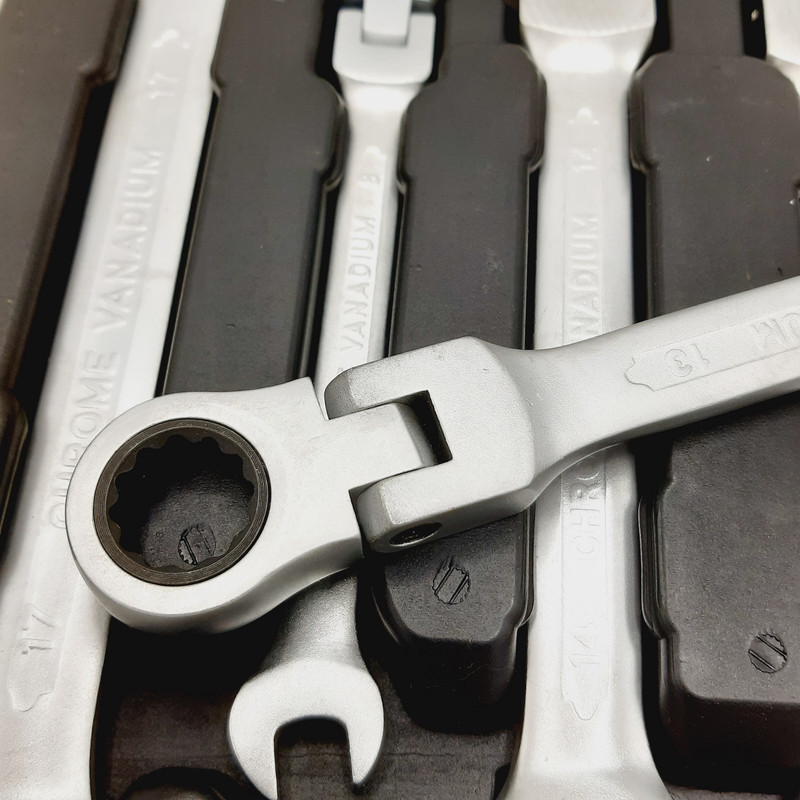 آچار جغجغه ای مفصلی کنیوس مدل 72t مجموعه 7 عددی آچار جغجغه ای مفصلی کنیوس مدل 72t مجموعه 7 عددی