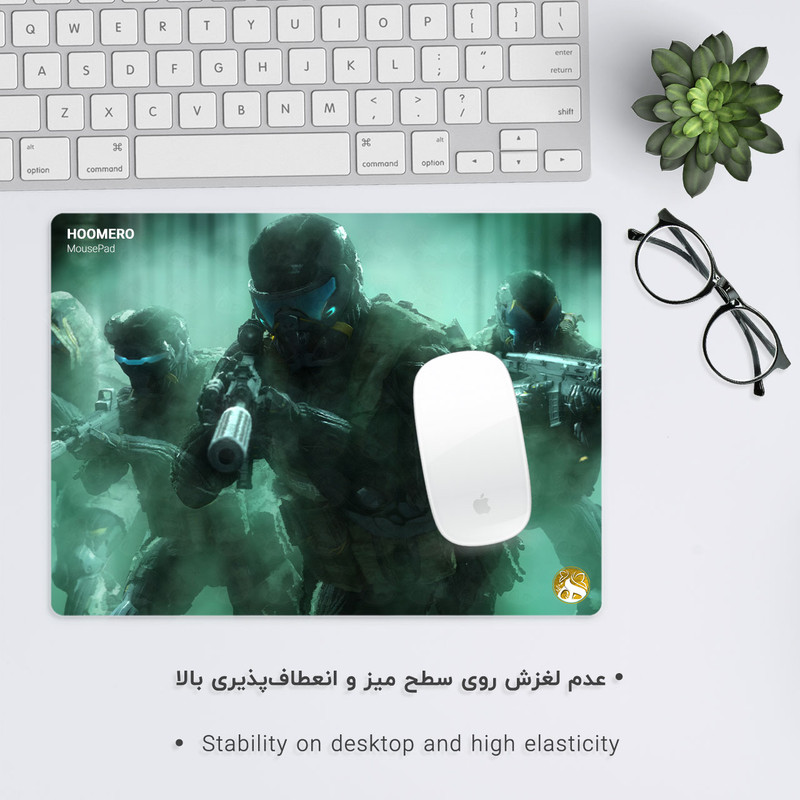 ماوس پد هومرو طرح بازی crysis مدل A1247 1