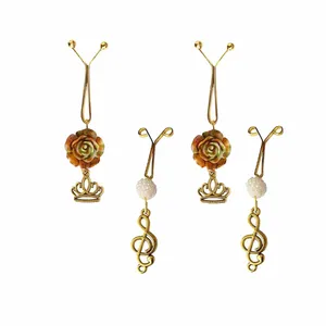 گیره روسری زنانه مدل دنیز کد 007 مجموعه 4 عددی