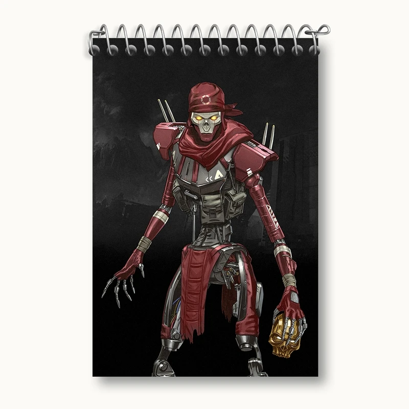 دفتر یادداشت 50 برگ خندالو مدل بازی اپکس لجندز (Apex Legends) کد F1115
