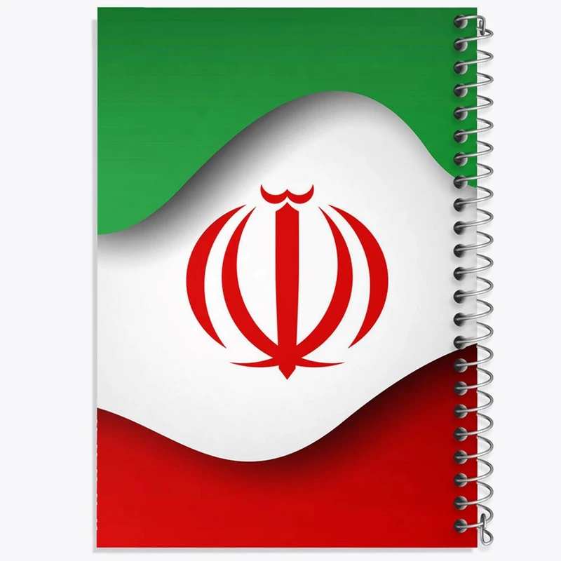 دفتر لیست خرید 50 برگ خندالو طرح پرچم ایران کد 23954