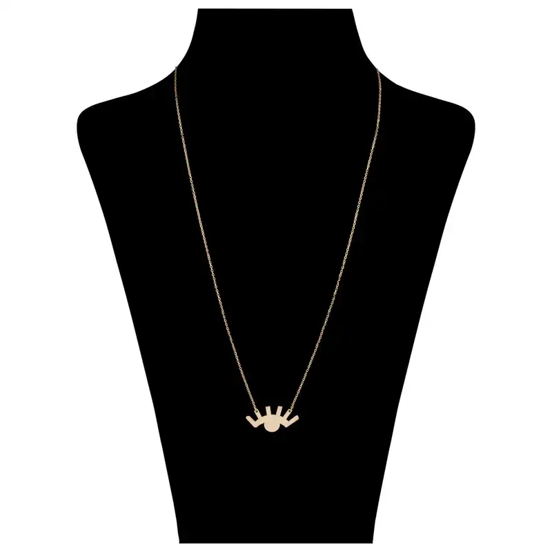 گردنبند طلا 18 عیار زنانه قیراط کد GH4077