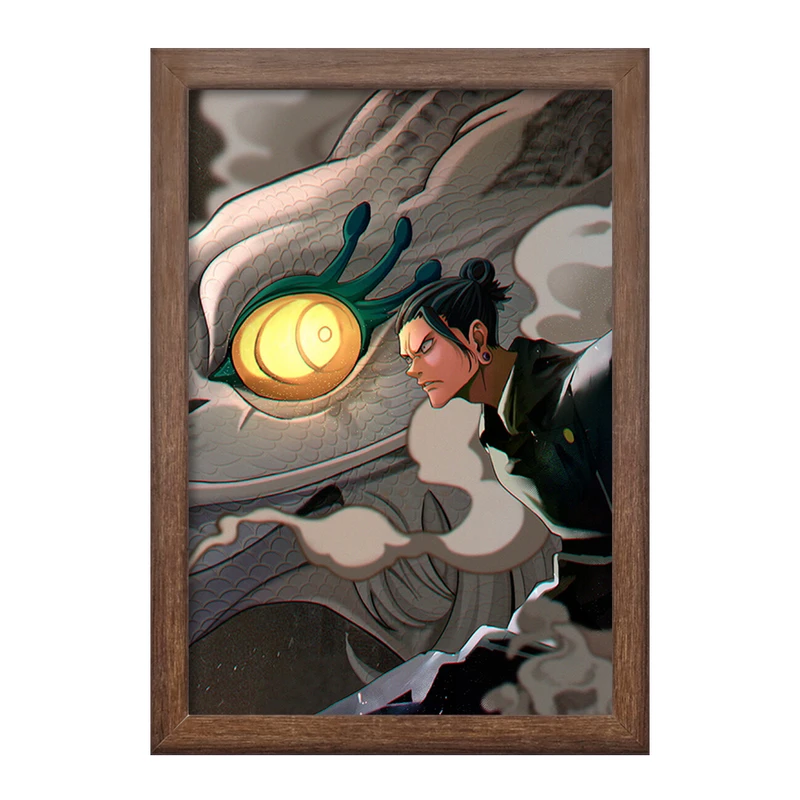 تابلو خندالو طرح گتو انیمه جوجوتسو کایزن Jujutsu Kaisen کد 30173