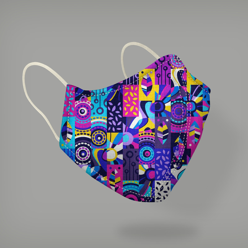 ماسک پارچه ای بچگانه مدل ساده ماسک پارچه ای بچگانه مدل ساده