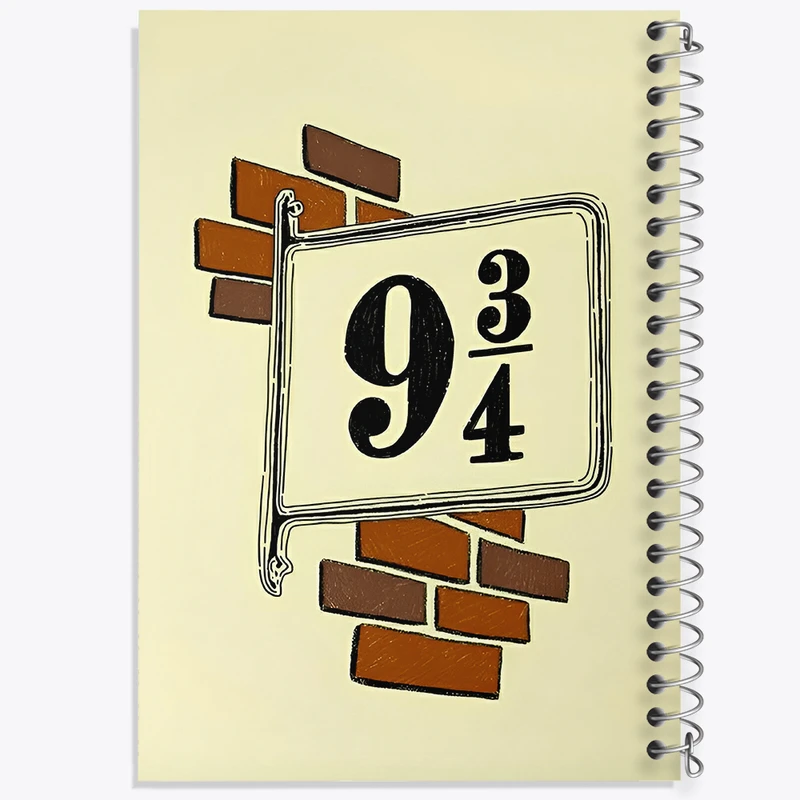 دفتر شطرنجی 50 برگ خندالو طرح هری پاتر (Harry Potter) کد N4596