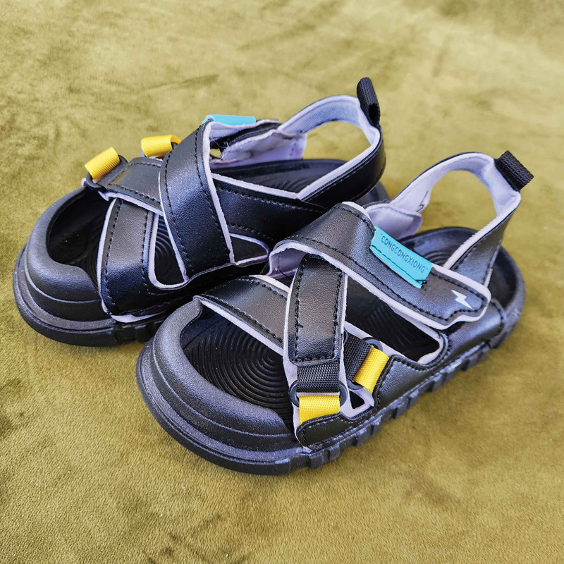 صندل پسرانه مدل SandaQ-congQ BlkQ-122007
