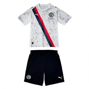 ست تی‌شرت آستین کوتاه و شلوارک ورزشی مردانه مدل منچسترسیتی نسخه ویژه