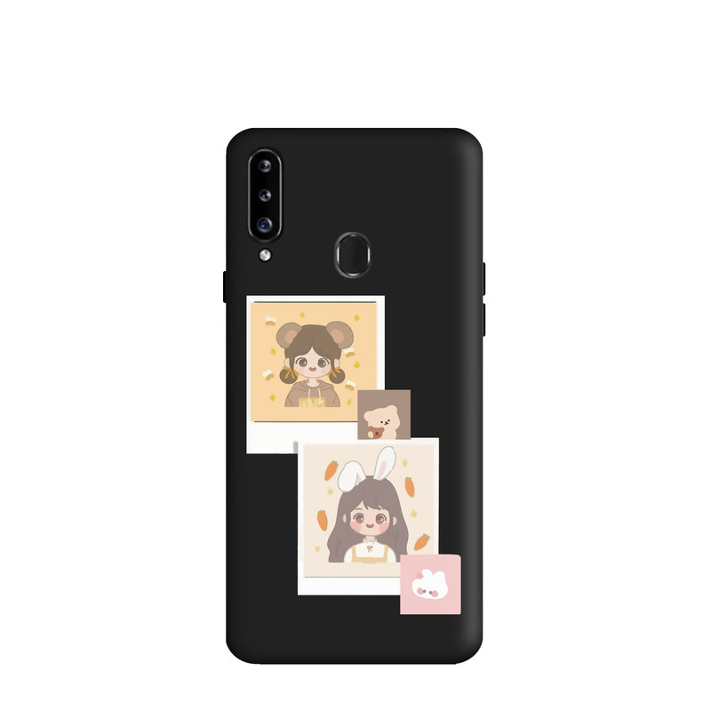کاور طرح عکس دخترانه کد FF299 مناسب برای گوشی موبایل سامسونگ Galaxy A20s