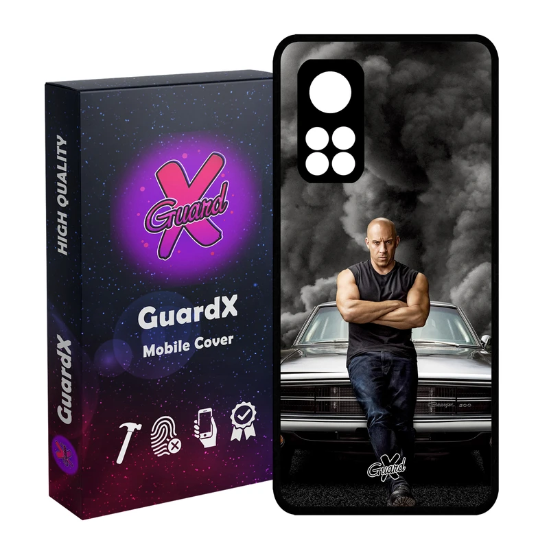 کاور گارد ایکس طرح Vin Diesel مدل Glass10183 مناسب برای گوشی موبایل شیائومی Mi 10T / Mi 10T Pro