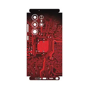 MAHOOT Red_Printed_Circuit_Board-FullSkin Cover Sticker for Samsung Galaxy S23 Ultra