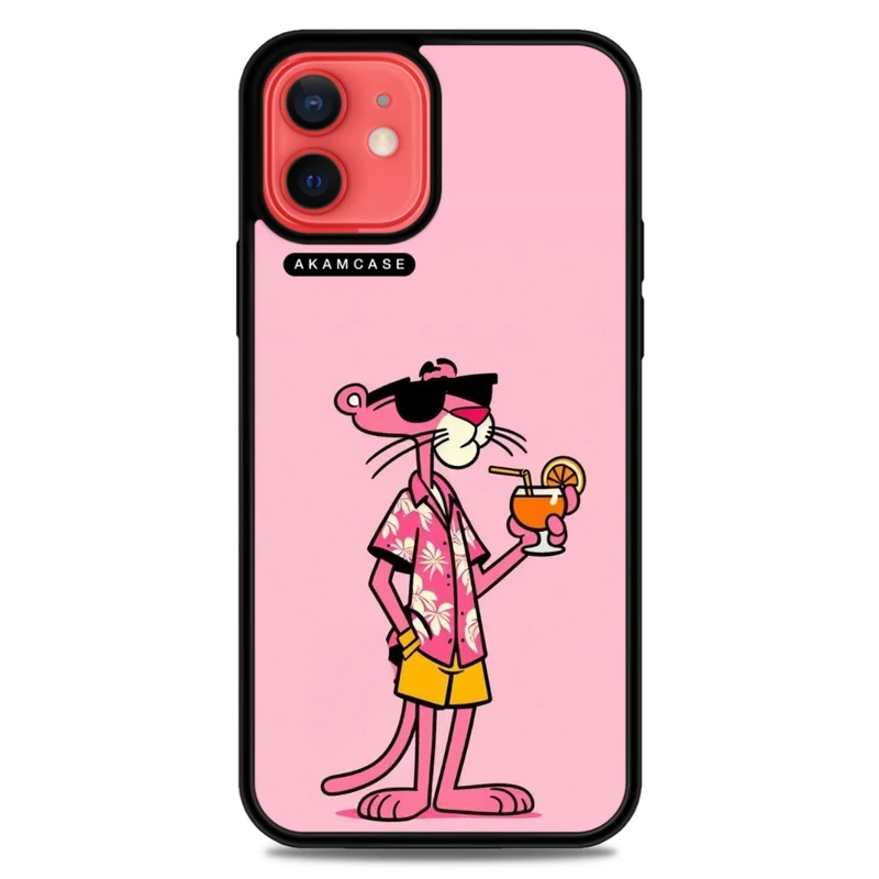 کاور آکام مدل AMC-WA12-PINK PANTHER13 مناسب برای گوشی موبایل اپل iPhone 12