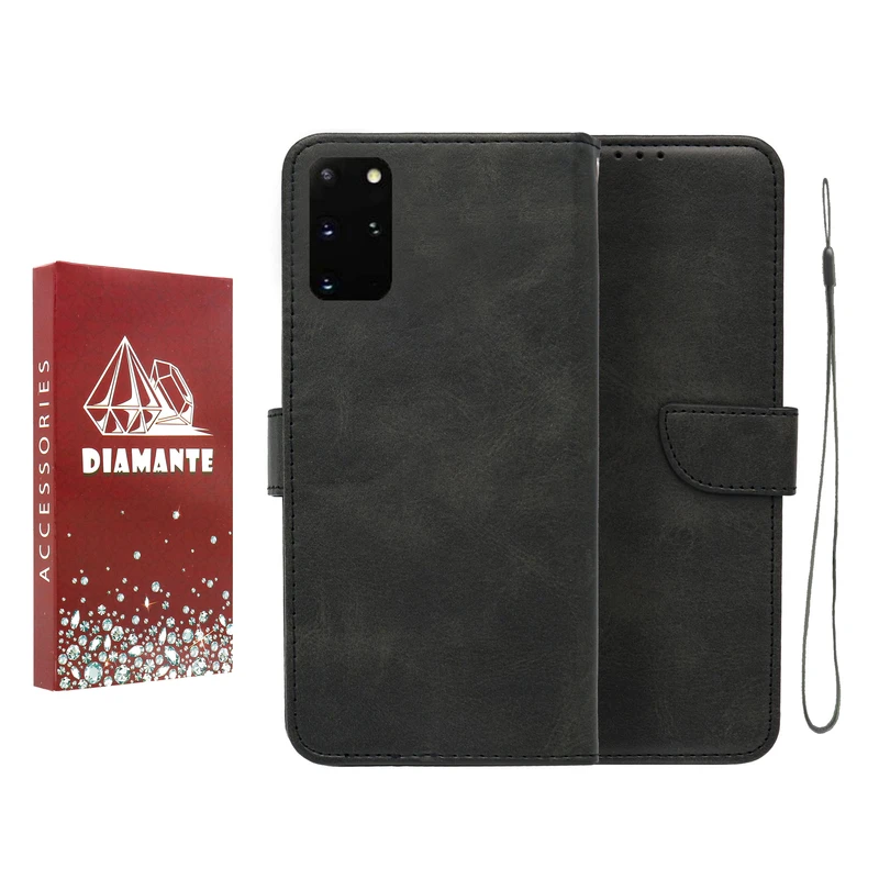 کیف کلاسوری دیامانته مدل Scusa Rd مناسب برای گوشی موبایل سامسونگ Galaxy S20 Plus به همراه بند آویز