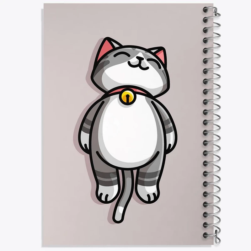 دفتر لیست خرید 50 برگ خندالو طرح حیوانات بامزه گربه کد 28384