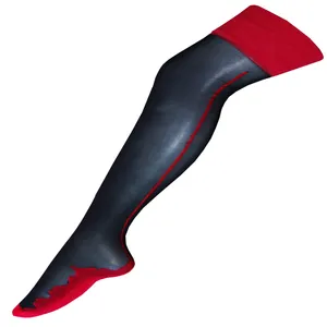 جوراب ساق بلند زنانه مدل بالای زانو پشت خط دار کد BL-RE