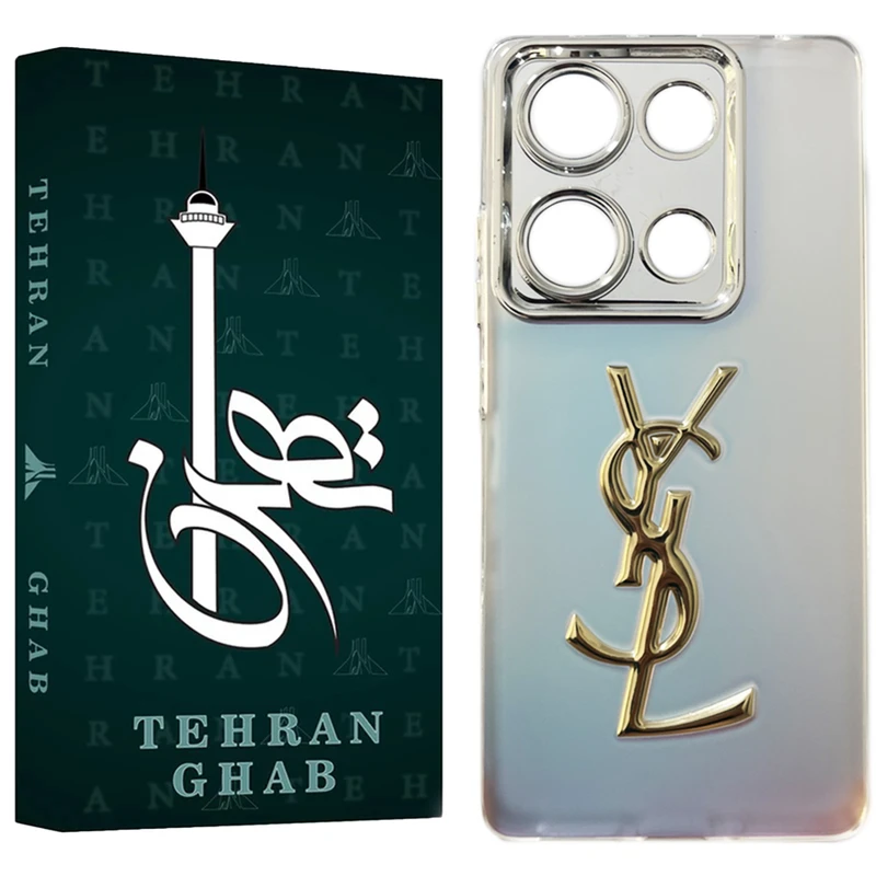 کاور تهران قاب مدل LUX طرح YSL مناسب برای گوشی موبایل شیائومی Redmi Note 13 4G 