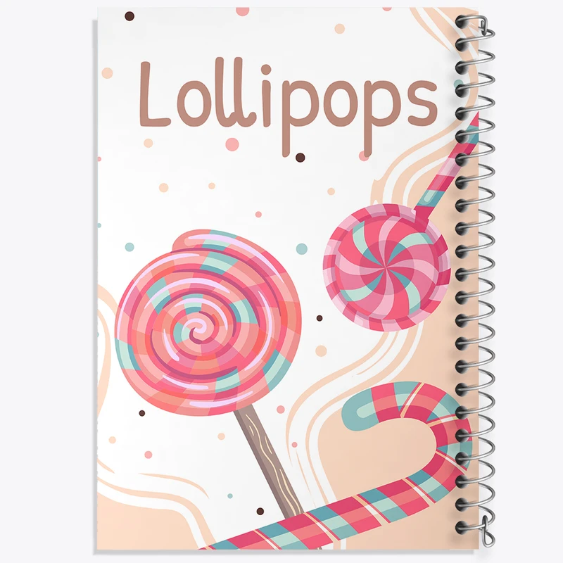 دفتر لیست خرید 50 برگ خندالو طرح آبنبات کد N147