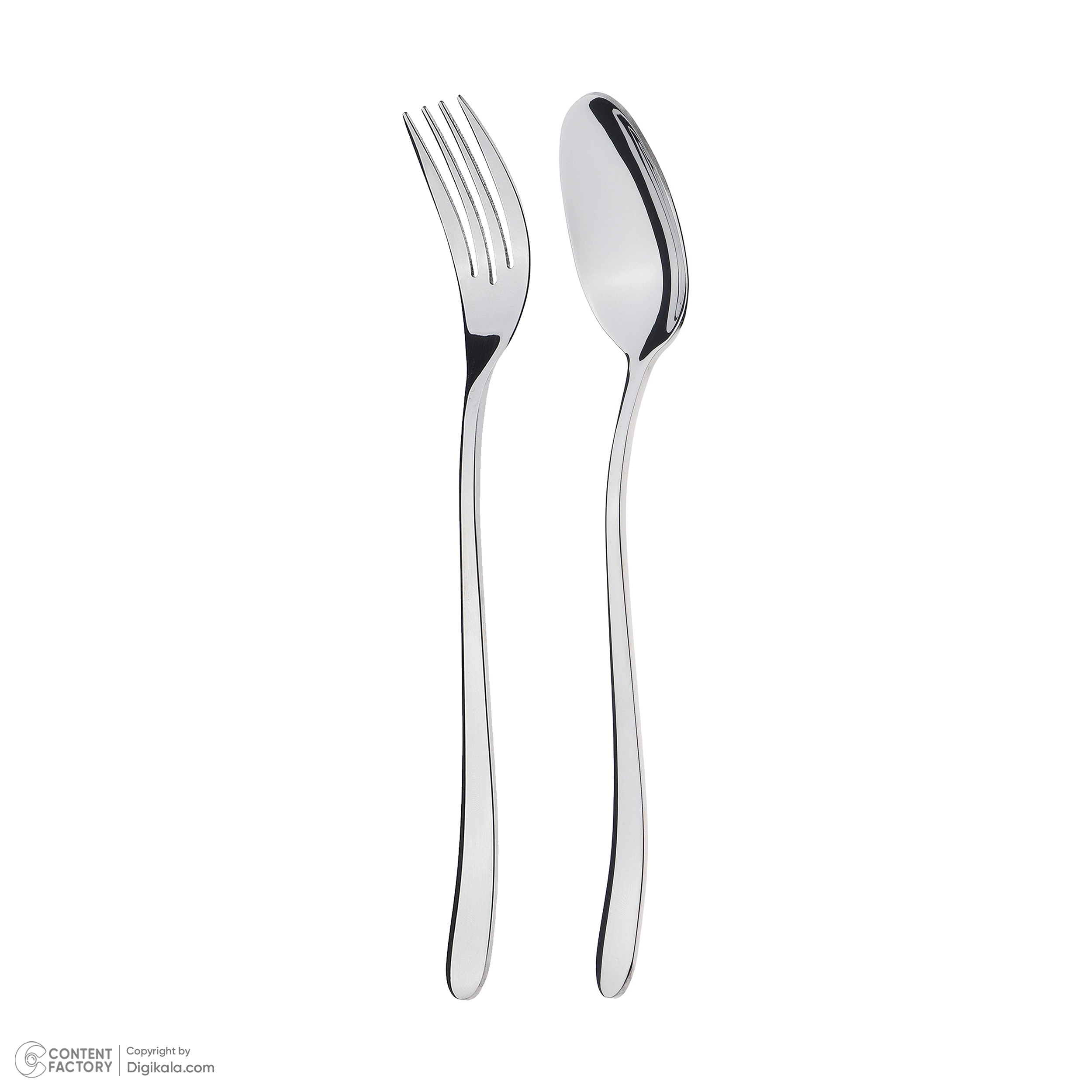 سرویس قاشق و چنگال 12 پارچه ام جی اس مدل 008