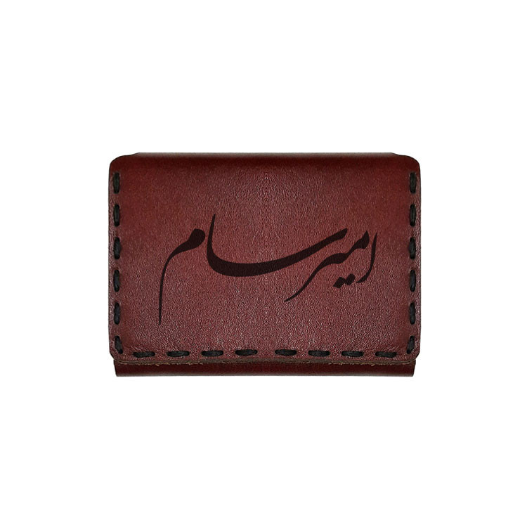 جاکارتی چرمی طرح اسم امیر سام