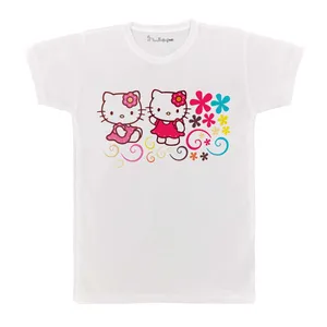 تی شرت بچگانه پرمانه طرح Kitty کد pmt.2425